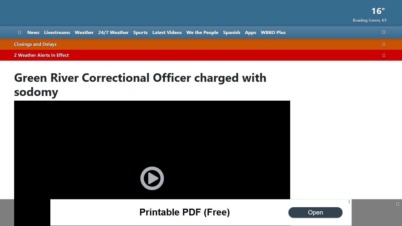 Green River Correctional Officer charged with sodomy